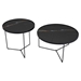 Harrison Black Coffee Tables - Set of Two - ZUO5030