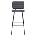 Boston Vintage Black Bar Chair - ZUO5035