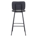 Boston Vintage Black Bar Chair - ZUO5035