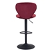 Salem Red Bar Chair - ZUO5042
