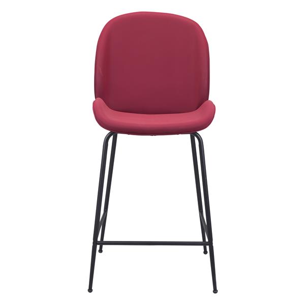 Miles Red Counter Chair 