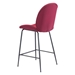 Miles Red Counter Chair - ZUO5052