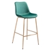 Tony Green and Gold Bar Chair - ZUO5064