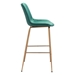 Tony Green and Gold Bar Chair - ZUO5064