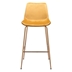 Tony Yellow and Gold Bar Chair