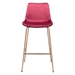 Tony Red and Gold Bar Chair - ZUO5066