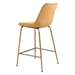 Tony Yellow and Gold Counter Chair - ZUO5070