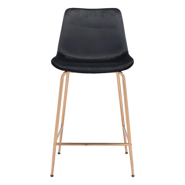 Tony Black and Gold Counter Chair 