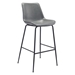 Byron Gray Bar Chair - ZUO5079