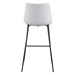Byron White Bar Chair - ZUO5080