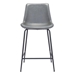 Byron Gray Counter Chair - ZUO5082