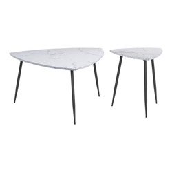 Cavaldos White Accent Tables - Set of Two 
