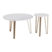 Caen White Accent Tables - Set of Two - ZUO5166