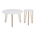Caen White Accent Tables - Set of Two - ZUO5166