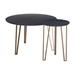 Somme Black Accent Tables - Set of Two - ZUO5167