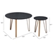 Somme Black Accent Tables - Set of Two - ZUO5167