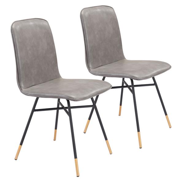 Var Gray Dining Chair - Set of Two 