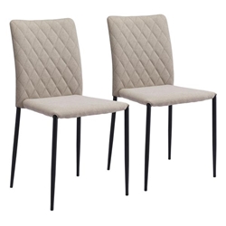 Harve Beige Dining Chair - Set of Two 