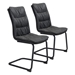 Sharon Vintage Black Dining Chair - Set of Two - ZUO5216