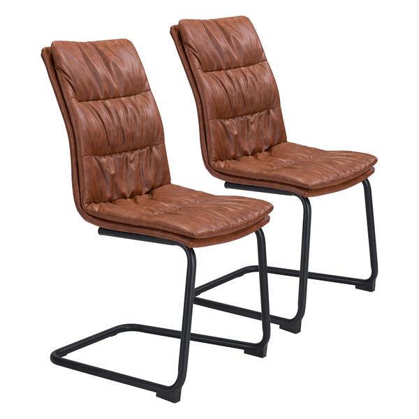 Sharon Vintage Brown Dining Chair - Set of Two 
