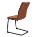 Sharon Vintage Brown Dining Chair - Set of Two - ZUO5217