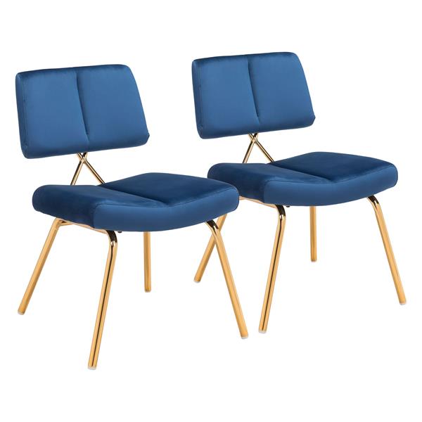 Nicole Blue Dining Chair - Set of Two 