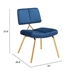 Nicole Blue Dining Chair - Set of Two - ZUO5227