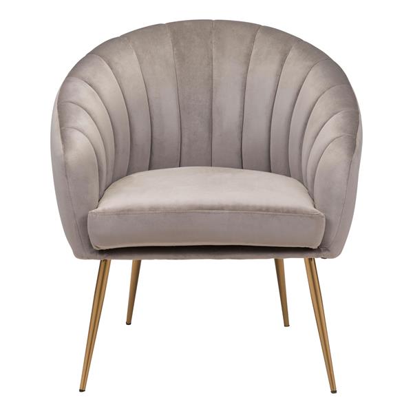 Max Gray Accent Chair 
