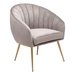 Max Gray Accent Chair - ZUO5229
