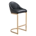 Scott Black Bar Chair - ZUO5235