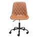 Ceannaire Tan Office Chair - ZUO5241