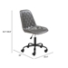 Ceannaire Gray Office Chair - ZUO5242