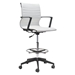 Stacy Chair White Drafter Office - ZUO5264