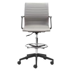 Stacy Chair Gray Drafter Office 