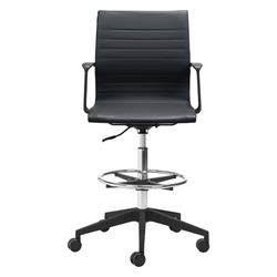 Stacy Chair Black Drafter Office 