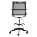 Stacy Chair Black Mesh Drafter Office - ZUO5267