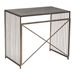Zemo and Antique Gold Desk Gray - ZUO5289