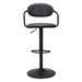 Kirby Vintage Black Bar Chair - ZUO5306
