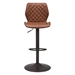 Seth Vintage Brown Bar Chair - ZUO5309