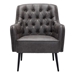 Tasmania Vintage Black Accent Chair - ZUO5321