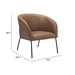Quinten Vintage Brown Accent Chair - ZUO5322
