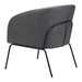 Quinten Vintage Gray Accent Chair - ZUO5323