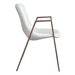 Desi White Dining Chair - Set of Two - ZUO5328