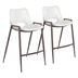 Desi White Counter Chair - Set of Two