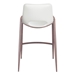 Desi White Counter Chair - Set of Two - ZUO5329