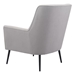 Ontario Gray Accent Chair - ZUO5346
