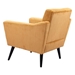Bastille Yellow Accent Chair - ZUO5353