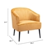 Ranier Yellow Accent Chair - ZUO5357