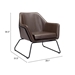 Jose Brown Accent Chair - ZUO5369