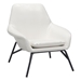 Javier White Accent Chair - ZUO5373